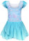 trudge Kinder Ballettkleidung Mädchen Ballett Kleid Kurzarm Ballett Trikot Ballettanzug Tanzkleid Tanzbody aus Baumwolle mit Chiffon Rock Tütü Muster 7 130