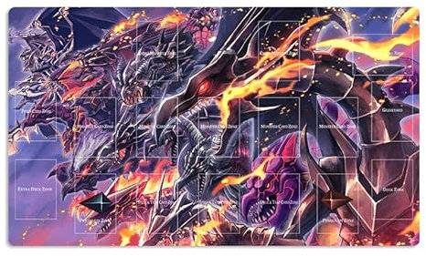 New Mlikemat Playmat Red-Eyes Black Dragon Mouse Pad TCG CCG Trading Card Game Mat + Free Bag (ZD014-624)