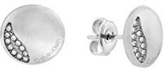 Calvin Klein Ohrstecker für Damen Kollektion MINIMAL CIRCULAR mit Kristallen - 35000137