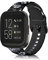 ToVioc Armband Kompatibel mit Fitbit Versa 2/ Fitbit Versa/Fitbit Versa Lite, Fadeless Silikon Ersatzarmband für Fitbit Versa SE - Graue Blume
