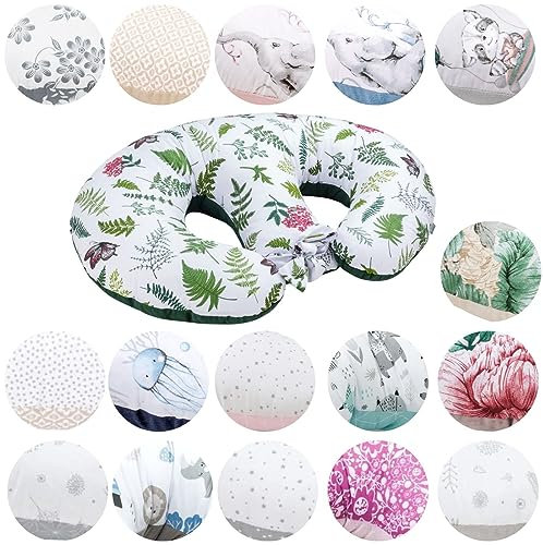 Bellochi Growing in style Stillkissen Zwillinge, Stillkissen XXL, Nursing Pillow - Schwangerschaftskissen, Stillkissen groß, Stillhörnchen Baby - Multifunktionale Zwillingsstillkissen Nature
