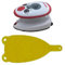 GRITZNER 636 mini Bügeleisen (rot) (Gritzner 636 + gelbe Ablage)
