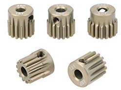 Fasizi 5 Stück 48DP 13T 14T 15T 16T 17T Ritzel Motor Gear Combo Set für 1/10 RC Auto Brushed Brushless Motor