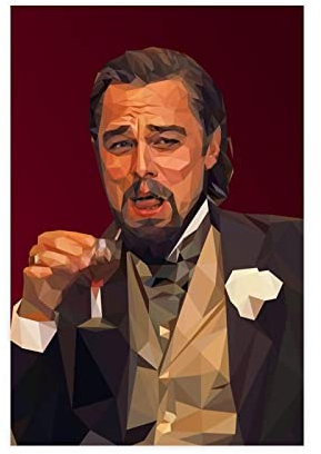 Laughing Leo Meme 1 Leinwand-Poster, Schlafzimmer, Dekoration, Sport, Landschaft, Büro, Raumdekoration, Geschenk, ohne Rahmen, 30 x 45 cm
