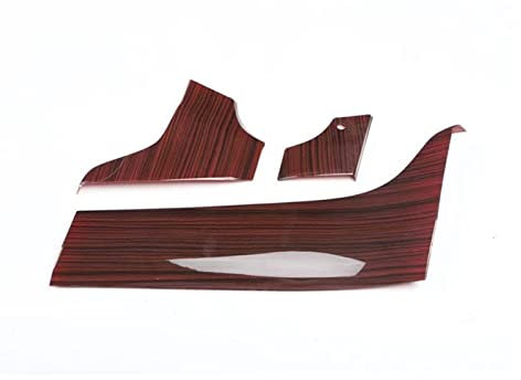 JORAsa Kompatibel mit Mercedes ML GL 2012 2013 2014 2015 LHD Auto-Armaturenbrett-Dekorationsabdeckung Styling Car Trim (Color : with Light Strip-01)