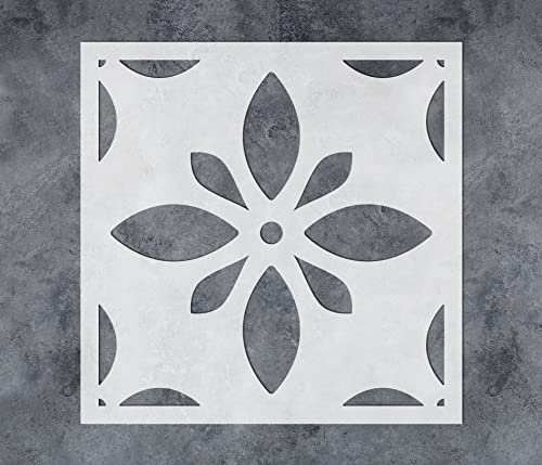 GSS Designs Pochoirs pour sols et murs – Pochoirs pour carrelage 30,5 x 30,5 cm pour peindre les sols et les murs