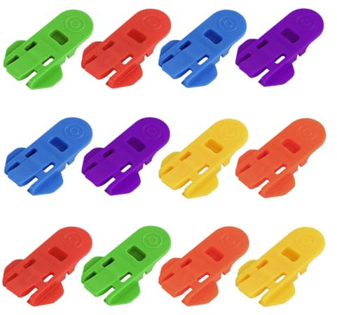 12 Pcs Plastic Easy Can Opener, Leakproof Can Top Ring Pull Opener Tool for Coke, Beer, Drinks, Soda