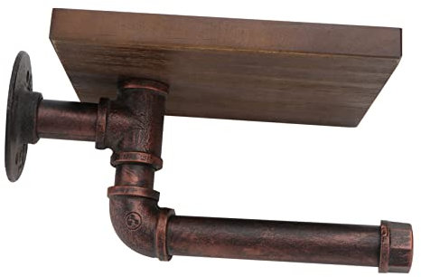 CULPRT 1 -Pc -Box -Tape -Handtuchhalter Wandmontierte Regale Für Lagerhandtuchträger Wandmontierte Wandmontierte Toilettenpapierhalter Toilettenrollenhalter Ständer/Braun/20 * 15Cm