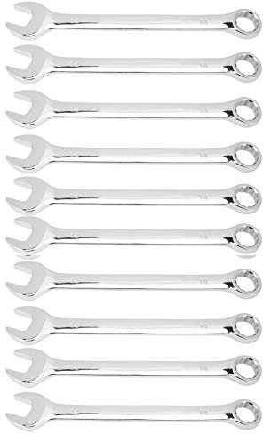 Qyebavge 10-teiliges 0,6-Zoll-Doppelmaulschlüssel-Set – Offener Gekröpfter Ringschlüssel Mit Ratsche, Chrom-Vanadium-Stahl, Langlebiges Reparaturwerkzeug