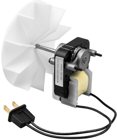 Siasky Universal Bathroom Vent Exhaust Fan Motor Replacement Motors Kit, Fit for Nu-Tone Br-oan Exhaust Vent Fan Motor 120V 50CFM, with Blower Wheel