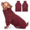DENTRUN Hundepullover, Sweater für Hunde, Fleece Pullover Hund, Weich Hundepullover Fleece, Winter Warmer Hundepullover Kleine Hunde Rollkragen Strickpullover