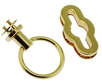 BESTYASH 2 Pcs Lock Clutch Bag Locks Suitcase Lock Locks for Suitcases Luggage Lock Accessories Lock Handbags Closure Lock Purse Closure Purse Turn Lock Clasp Padlock Golden