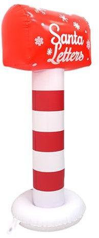 Decorazioni Gonfiabili Di Natale, Omino Di Pan Di zen-zero Gonfiabile, Cassetta Della Posta Gonfiabile Di Babbo Natale, Decorazioni Per Casa Gonfiabili Di Natale Per Giardino, Prato, Feste, Vacanze