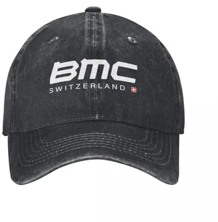 YANIUIE BMC Schweiz Fahrräder Fahrrad Logo Baseballkappe Classic Distressed Washed Snapback Cap Männer Frauen Outdoor Aktivitäten Caps Hut Geschenk
