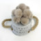 GreatRise 2-3 cm Kunstfell Pompon Fellbommel für Mützen Pelz Flauschige Pompon Ball Kunstfell Bommel für Mützen Schuhe Schals Taschen Schlüsselanhänger DIY Kreative Handwerk Khaki 10 Stück