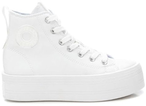 REFRESH - Zapatilla Mujer Blanco - Calzado Cómodo y Versátil - Moda casual - Modelo 17247501 (Talla 39)