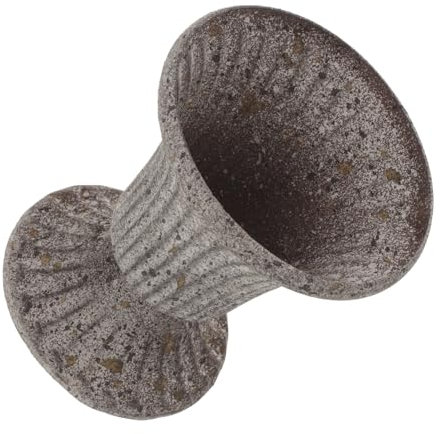 MOBUTOFU Grabvase Aus Robustem Eisen Stabile Grabdeko Für Friedhof Und Gedenkstätten Witterungsbeständiger Blumentopf Zur Stilvollen Blumenhaltung Für Künstliche Und Frische Sträuße