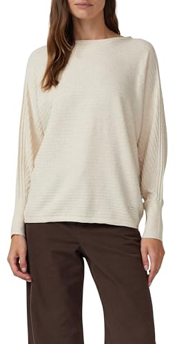 s.Oliver Pullover in Rippstruktur mit Fledermausärmeln