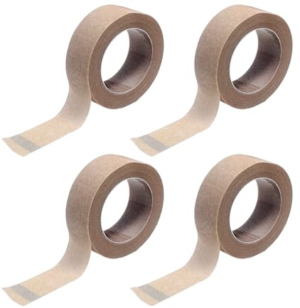 AIRTILY 4 Rotoli di Nastro Adesivo Non Tessuto, Nastro Adesivo Elastico E Traspirante per Autoadesivo, Adatto per La Cura Quotidiana E La Protezione dello Sport.