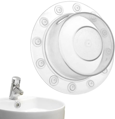 Clear Silicone Bathtub Overflow Drain Cover for Deeper Baths – Secure Suction Seal, Easy Installation, Durable & Reusable