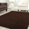 Shaggy Teppich Farbe Hochflor Langflor Teppiche Modern Uni Farben, Farbe:Braun, Maße:40x60 cm