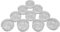 Runnertools - 10 bobine in plastica (filo inferiore) per macchina da cucire Singer Merritt/Capri