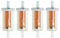 Hippotech (Pack of 4 Fuel Filter for Briggs & Stratton 695666 MTD Craftsman Cub Cadet Troy Bilt Lawn Mower Tractor