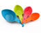 Elionless Pet Scoops, 4 Pcs Plastic Pet Food Spoons Feeder Measuring Cups for Dog Cat and Bird
