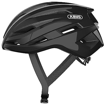 ABUS Rennradhelm StormChaser - Leichter und komfortabler Fahrradhelm für professionellen Radsport für Damen und Herren - Schwarz Glänzend, Größe XL