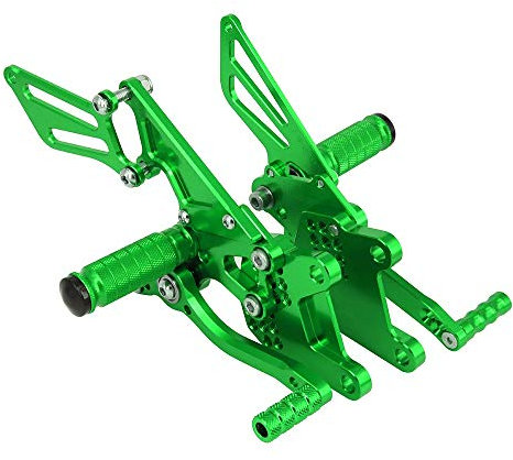 Pedals Rests Motorbike CNC Aluminum Adjustable Footpegs Foot Pegs Footrest Pedals Rests Rear Set For For N&INJA Z&X10R 2006-2010 Motorcycle Foot Pegs (Color : B)