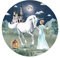 Little Deco Wandtattoo Kinderzimmer Mädchen Spielzimmer Tiere Einhorn DL638-2-M