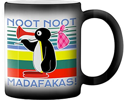 Noot Noot Madafakas Trend 2020 Vintage Black Magic Tasse Mug