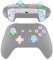 eXtremeRate Multicolori Tasti Luminosi DTFS LED Kit per Xbox One S X Controller Joystick Model 1708 D-pad Levette Analogiche Bumper Trigger Pulsante ABXY(NON Include Controller)-Bianco