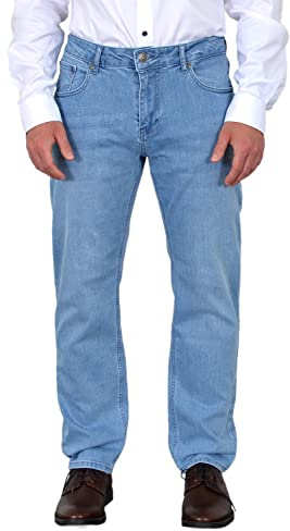 ADAM Herren Jeans Regular Fit Jeans Herren Straight - Premium Herren Jeans aus extraweicher Baumwolle