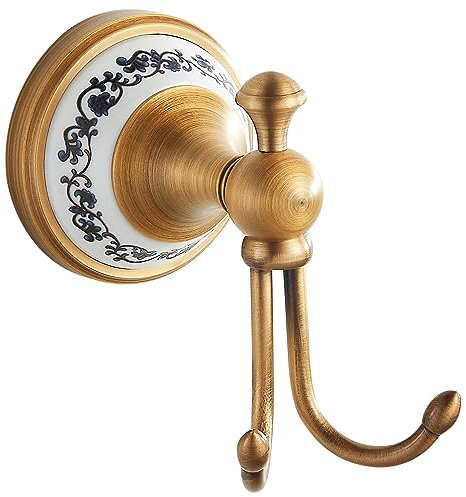 Antike Bronze Messing Badetuch Haken, Wandmontage Badezimmer Hardware Zubehör, Porzellan Design