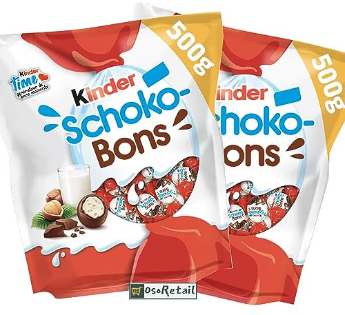 OsoRetail Kinder Schoko-bons XXL Packung mit 1 x 500 g.