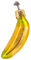 Weihnachtskugeln Glas Handmalerei Glasbläserei Christbaumkugeln Mundgeblasen Obst, Gemüse Banane