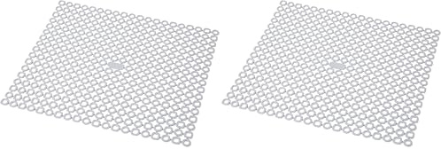 Curver Tapis d'évier Découpable pour la Cuisine - 39,7x33,5x0,5 cm - Gris