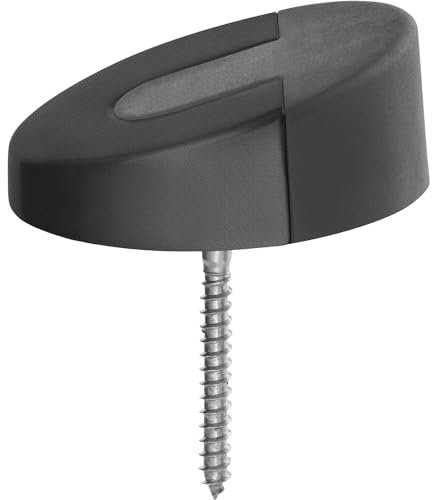 FSB 0 38 3816 00000 0810 Bodentürpuffer 3816-ø 60 mm, Anschlag Gummi, schwarz matt,
