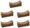 Tabanzhe 5pcs Wooden Chopstick Rests Set - Premium Natural Wood Holders for Chopsticks, Spoons, Forks, and Knives - Ideal for Home, Restaurant, and Party Use