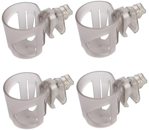 JECOMPRIS 4 Stück Becherhalter für Wasserkocher Kinderwagen kaffeebecherhalter getränkehalter für Kinderwagen Fahrrad Flaschenregal Veranstalter Flaschenhalter Baby Abs