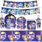 Wish Partygeschirr Geburtstagsdeko Set, Wish Party Deko Geburtstag Teller Geburtstag, Becher Servietten für Kindergeburtstag Party Dekoration Geburtstagsdeko (B)