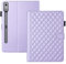 Jenyoog for Lenovo Tab P12 12.7 Inch Tablet Case,PU Leather Folio Cover with Multi-Angle Stand/Pen Holder Case for Lenovo Tab P12 TB-370FU/Xiaoxin Pad Pro 371FC (Purple)