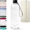 KIVY Trinkflasche 1,5 Liter- Kohlensäure geeignet & Auslaufsicher - Für Sport, Schule & Büro - Sport Trinkflasche Gym - Wasserflasche 1,5 Liter Sprudel geeignet - Spülmaschinenfest