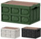 Camping Storage Box | Wooden Crate | Camping Table Storage Box | Picnic Box | Camping Cupboard | Made of Wood | Foldable Convenient Sorting | for camping storage Box