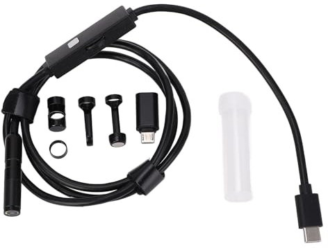 Bewinner HD Endoskopkamera 2 MP 1920P mit 8 einstellbaren LED-Leuchten, 7,9 mm IP67 wasserdichte Inspektionskamera für iOS und Android (3,3 Fuß)