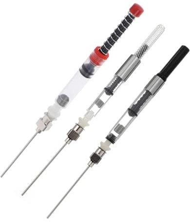 TOGEVAL 3pcs Fountain Pen Converter Rattan Pencil Absorber Fountain Pen Tool for Ink Converter Fountain Pen Ink Dap Pen Small Pen Light Bulb Filling Machine Student Plastic