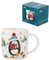 Altom Design - Tasse de Noël - Tasse à café/thé - 400 ml - Coffret cadeau - Motif pingouin