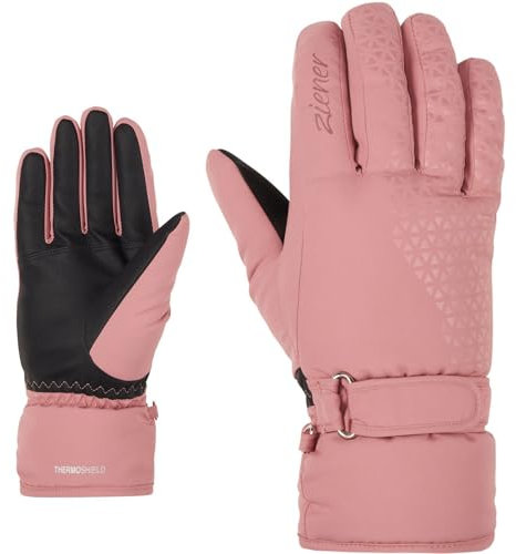 Ziener Alpine Damen Ski Handschuhe KISAR AS rosa - 7,5