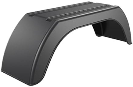 DOMAR universal Kotflügel für PKW Anhänger, Kunststoff 73,5x16cm, Schutzblech robust und leicht mit Flacher Oberfläche (2)